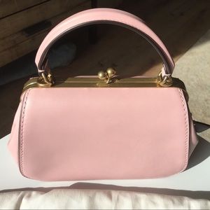 Coach Frame 23 Crossbody Bag Glovetanned Pink Satchel